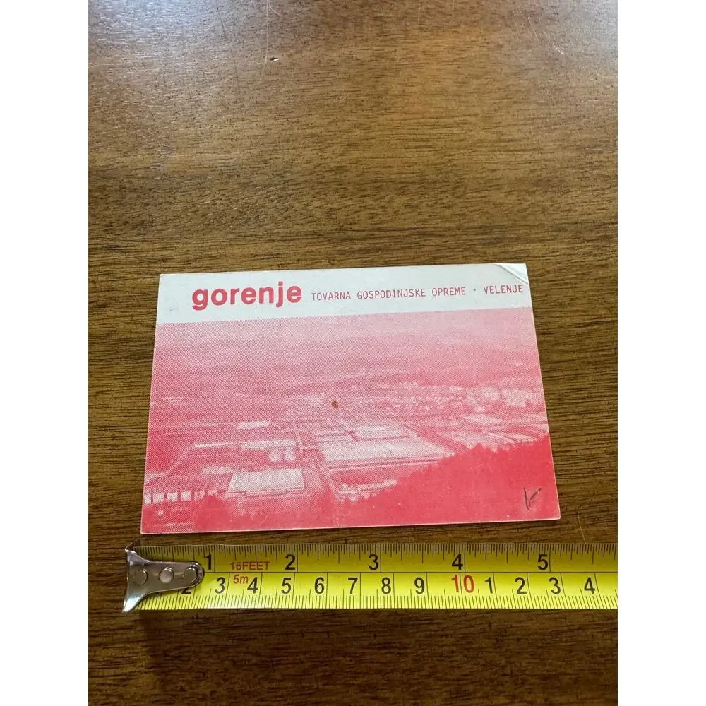 1970s Yugoslavia Amateur Radio QSL Card YU3TFS Gorenje